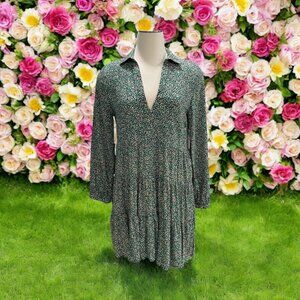 Zara Floral Dress - Small Cottagecore Preppy Summer/Fall Party Whimsy